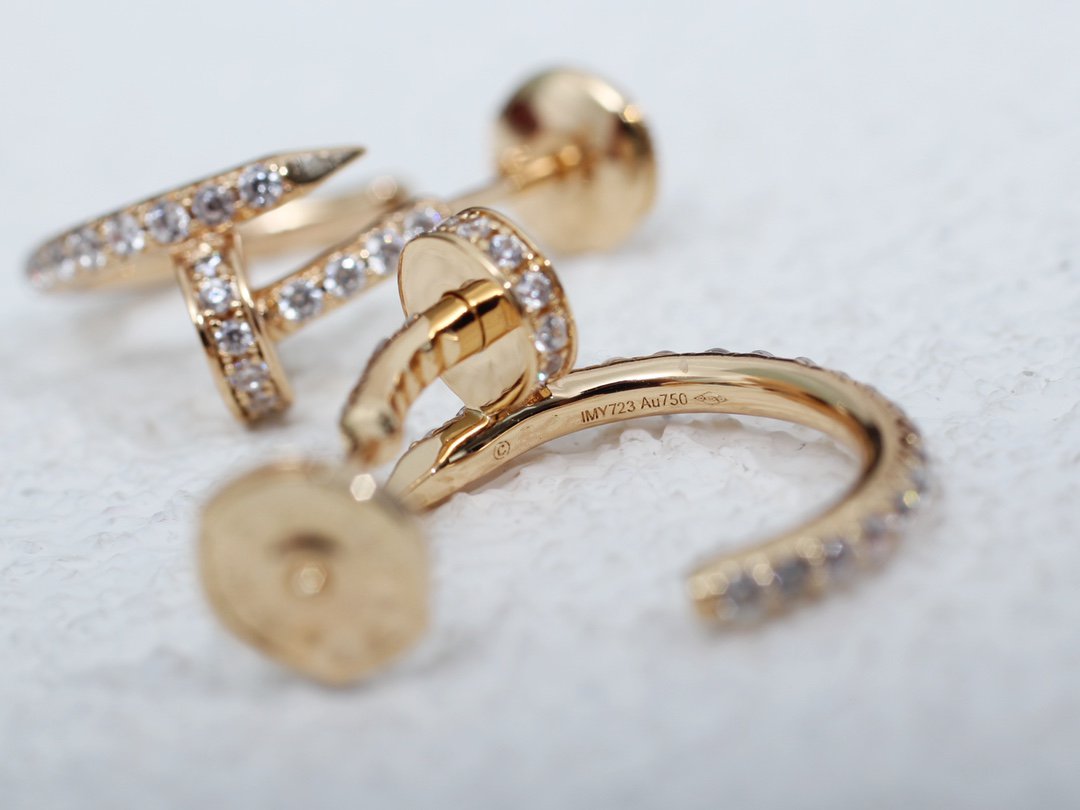 [Radiant Gem]¯JUSTE EARRINGS 12.75MM PINK GOLD DIAMOND