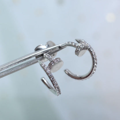 [Radiant Gem]¯JUSTE EARRINGS 12.75MM SILVER DIAMOND