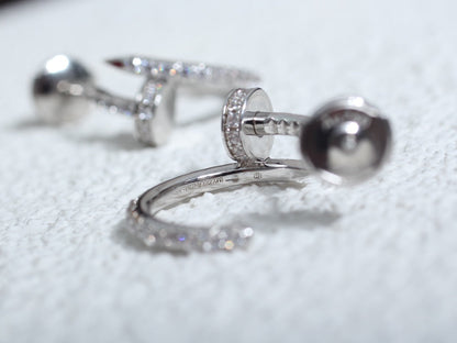[Radiant Gem]¯JUSTE EARRINGS 12.75MM SILVER DIAMOND