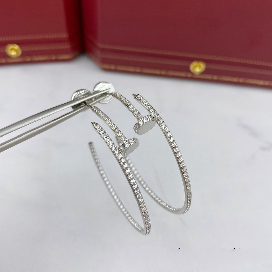 [Radiant Gem]¯JUSTE EARRINGS FULL DIAMONDS 1.8MM