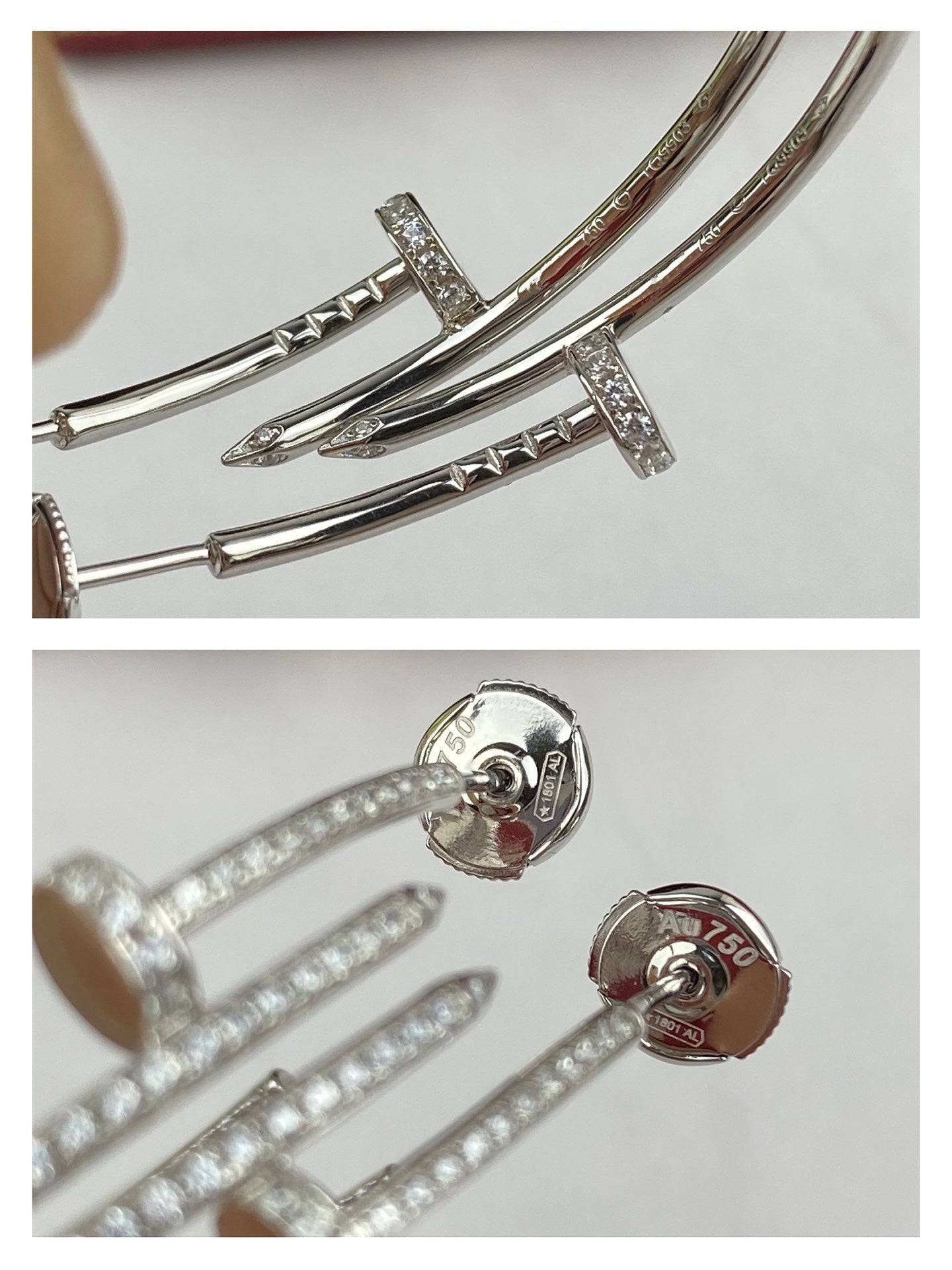 [Radiant Gem]¯JUSTE EARRINGS FULL DIAMONDS 1.8MM