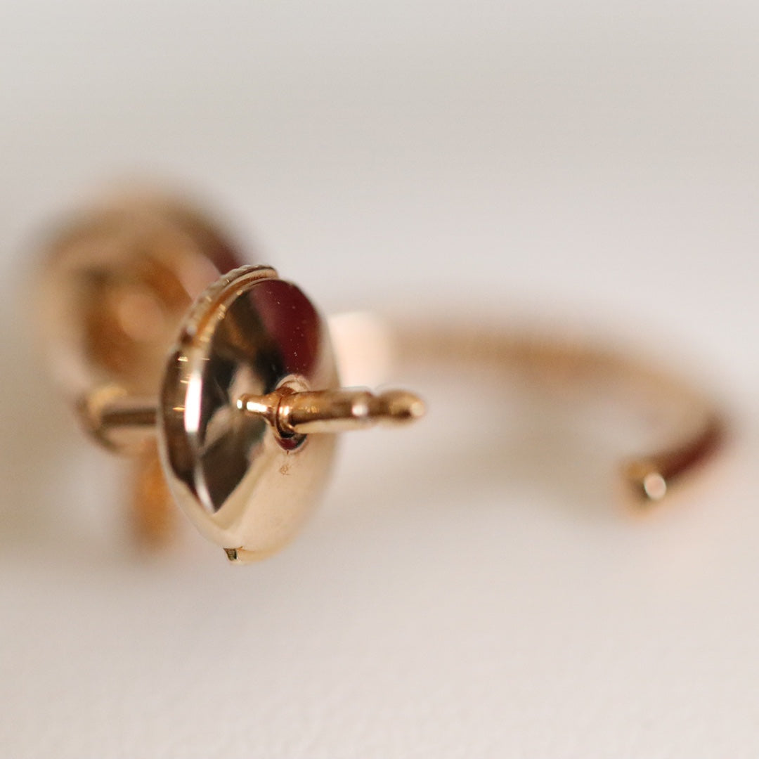 [Radiant Gem]¯JUSTE EARRINGS PINK GOLD