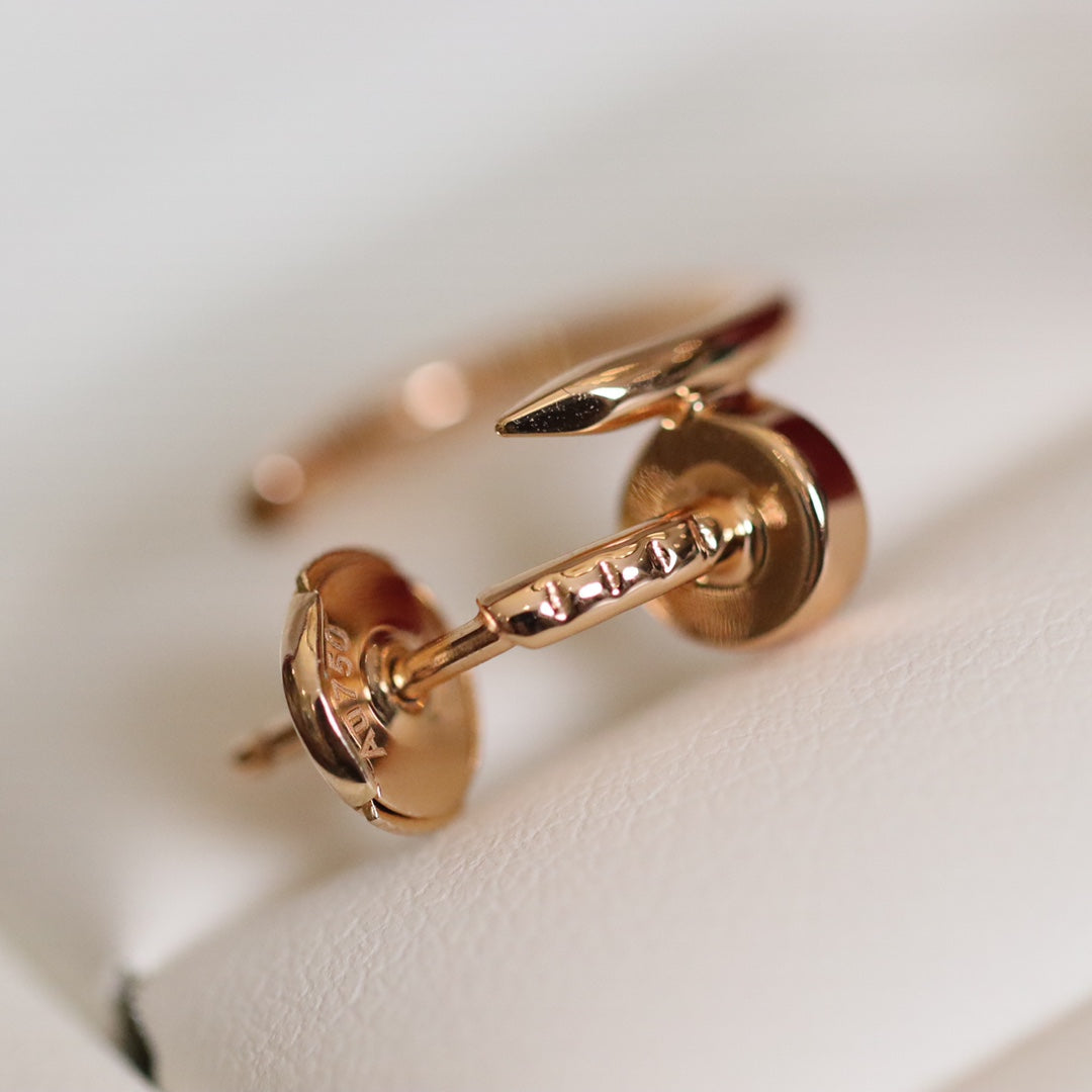 [Radiant Gem]¯JUSTE EARRINGS PINK GOLD