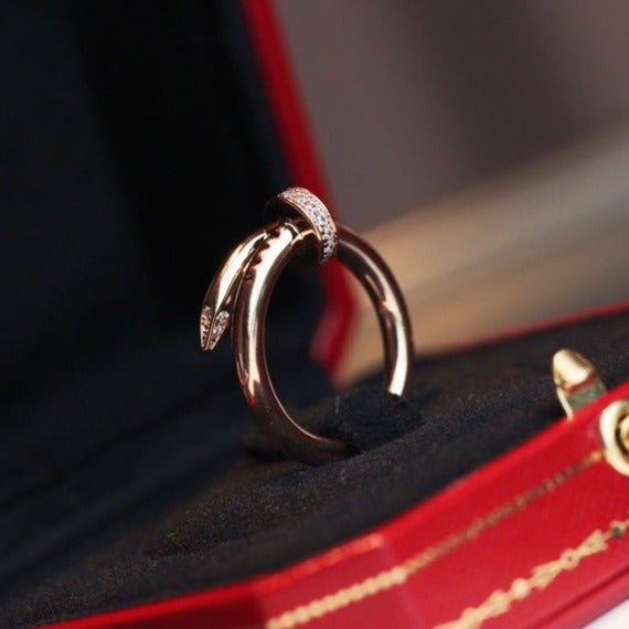 [Radiant Gem]¯JUSTE RING 2.65MM PINK GOLD DIAMOND