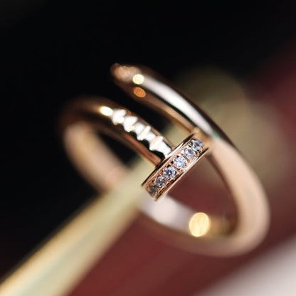 [Radiant Gem]¯JUSTE RING 2.65MM PINK GOLD DIAMOND