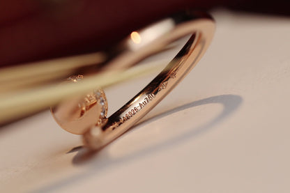 [Radiant Gem]¯JUSTE RING 2.65MM PINK GOLD DIAMOND