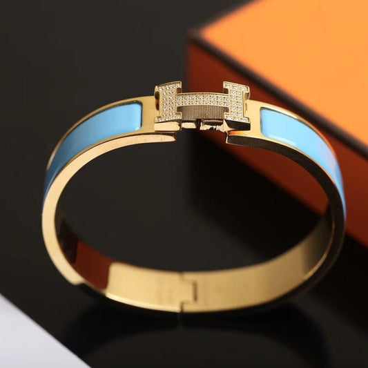 [Radiant Gem]¯H CLOUD BLUE BRACELET GOLD DIAMOND