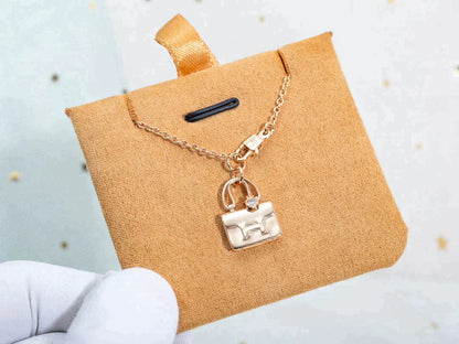 [Radiant Gem]¯AMULETTE PEDANT ROSE GOLD NECKLACE
