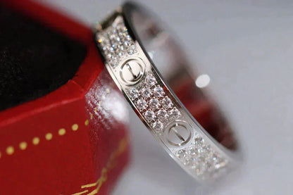 [Radiant Gem]¯LOVE RING 3.6MM DIAMOND PAVED