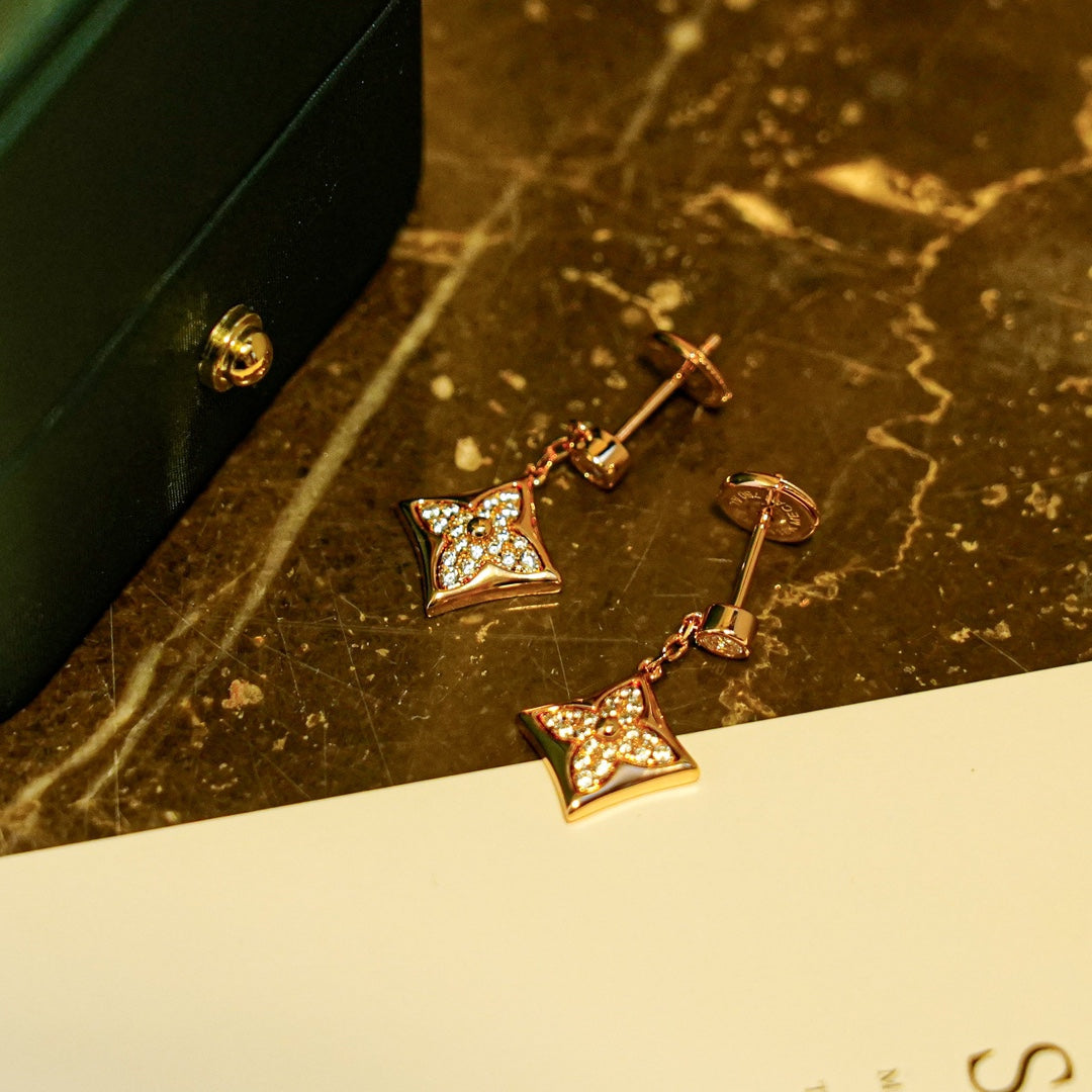 [Radiant Gem]¯STAR DIAMONDS EARRINGS GOLD
