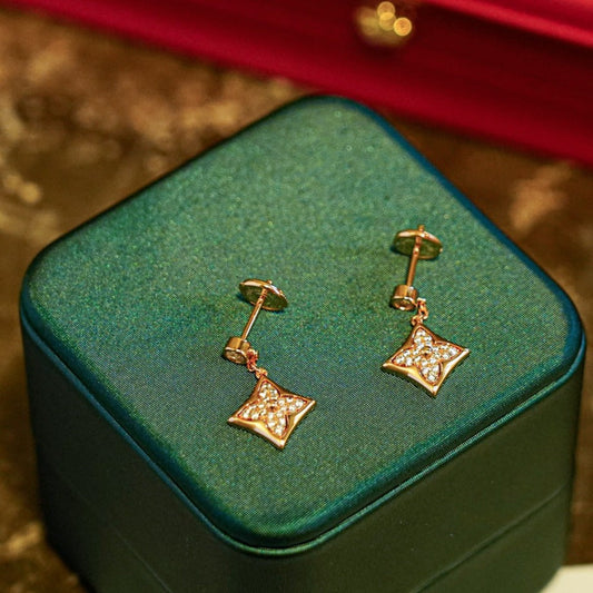 [Radiant Gem]¯STAR DIAMONDS EARRINGS GOLD