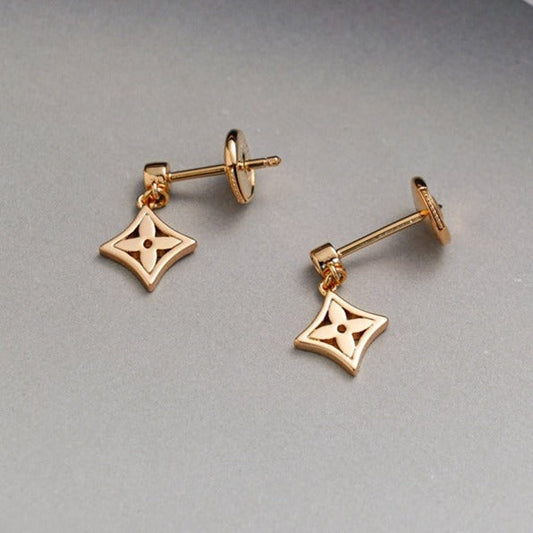 [Radiant Gem]¯STAR EARRINGS GOLD