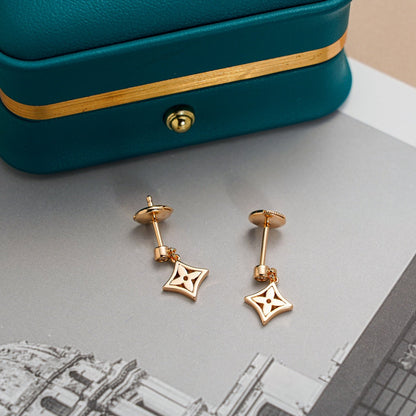 [Radiant Gem]¯STAR EARRINGS GOLD