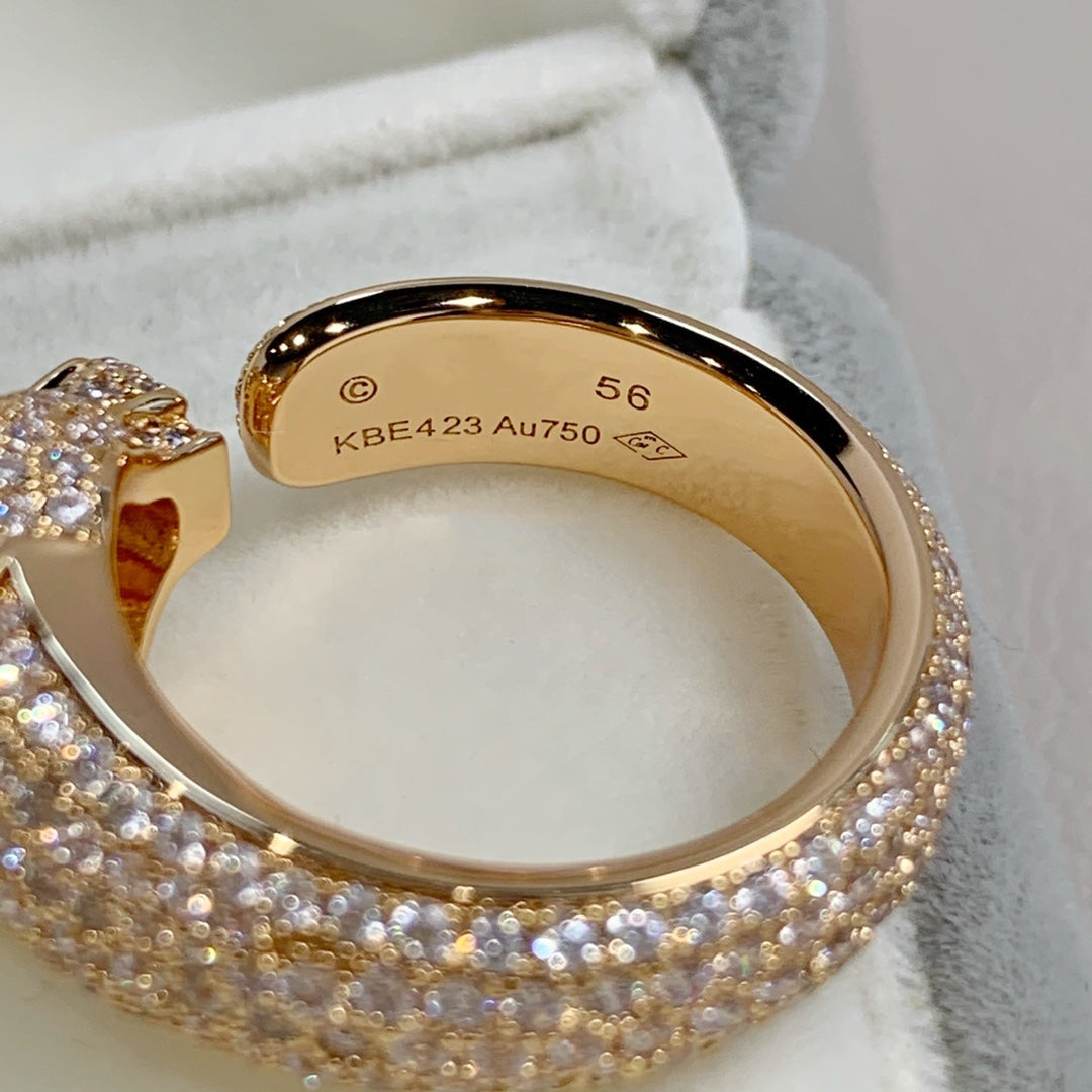 [Radiant Gem]¯PANTHERE PINK GOLD DIAMOND RING