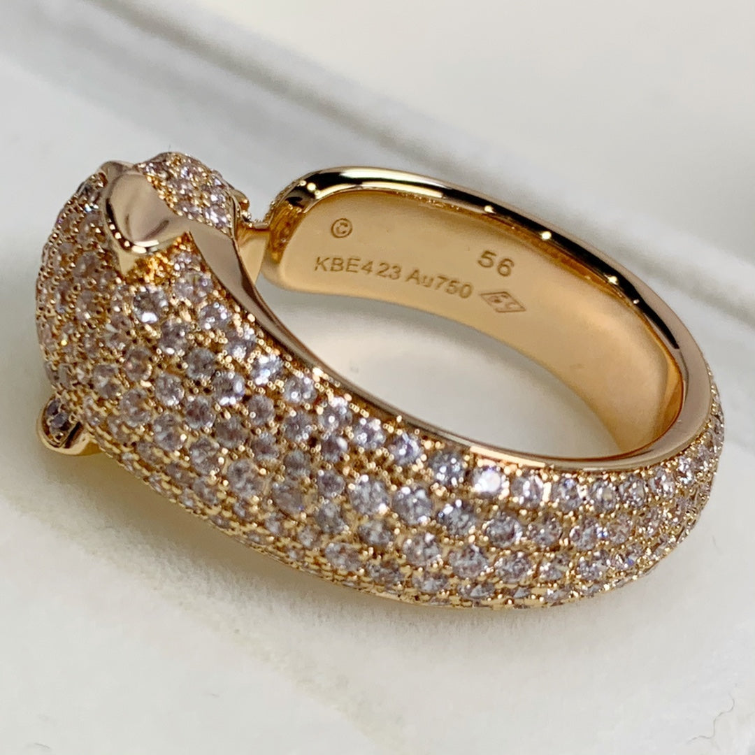 [Radiant Gem]¯PANTHERE PINK GOLD DIAMOND RING