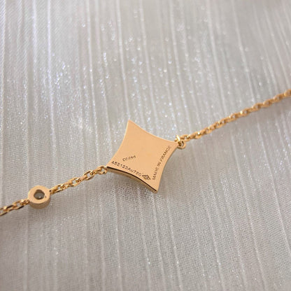 [Radiant Gem]¯COLOR STAR PINK GOLD DIAMOND BRACELET
