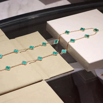 [Radiant Gem]¯CLOVER 20 MOTIFS MALACHITE GOLD