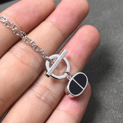 [Radiant Gem]¯CHAINE VERSO BLACK CERAMIC  NECKLACE