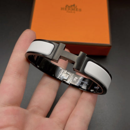 [Radiant Gem]¯H BRACELET 12MM BLACK WHITE CERAMIC