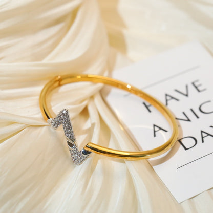 [Radiant Gem]¯VOLTE UPSITE DOWN GOLD DIAMOND BRACELET