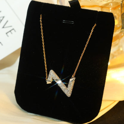 [Radiant Gem]¯VOLT SILVER DIAMOND PEDANT NECKLACE
