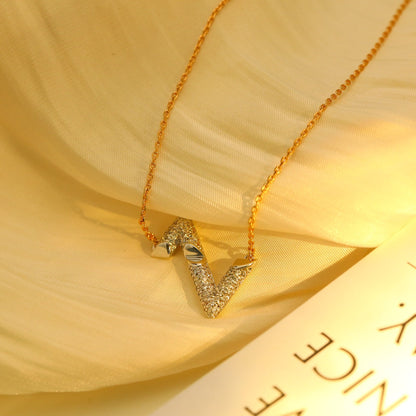 [Radiant Gem]¯VOLT SILVER DIAMOND PEDANT NECKLACE
