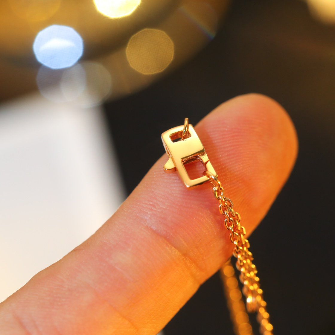 [Radiant Gem]¯STAR AND SUN DIAMOND PINK GOLD NECKLACE
