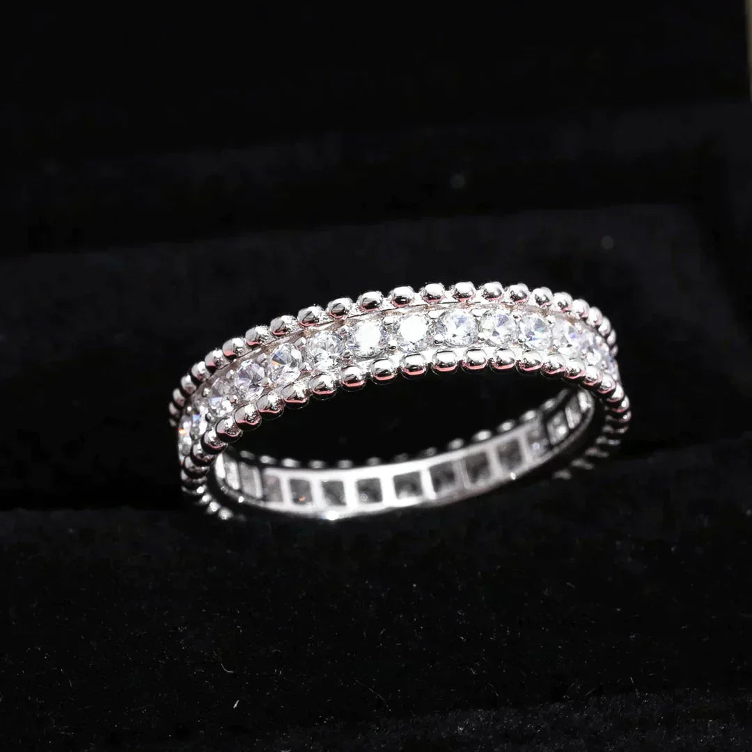[Radiant Gem]¯PERLEE DIAMOND SILVER RING