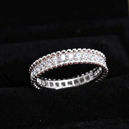 [Radiant Gem]¯PERLEE DIAMOND SILVER RING