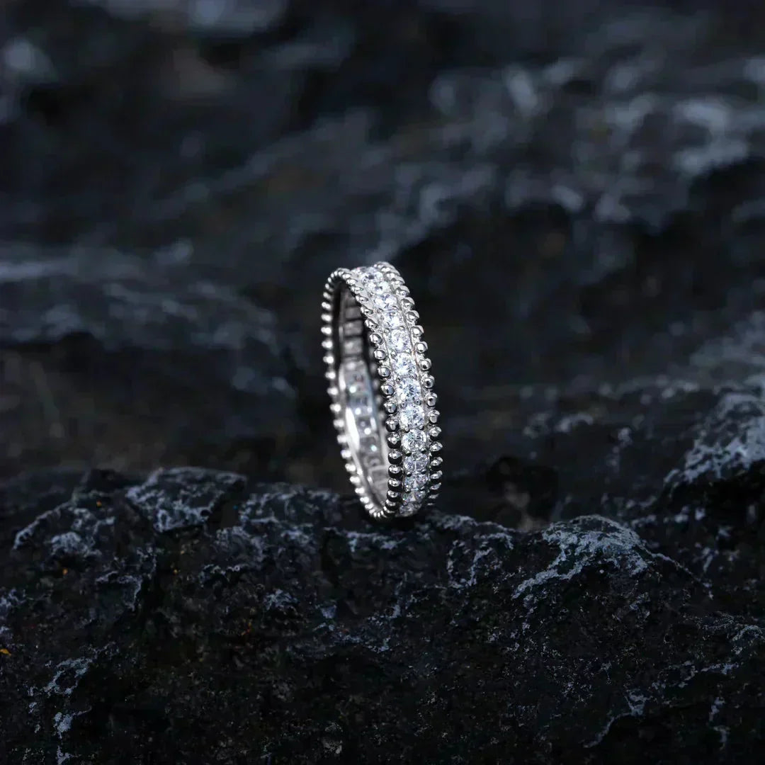 [Radiant Gem]¯PERLEE DIAMOND SILVER RING