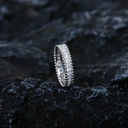 [Radiant Gem]¯PERLEE DIAMOND SILVER RING