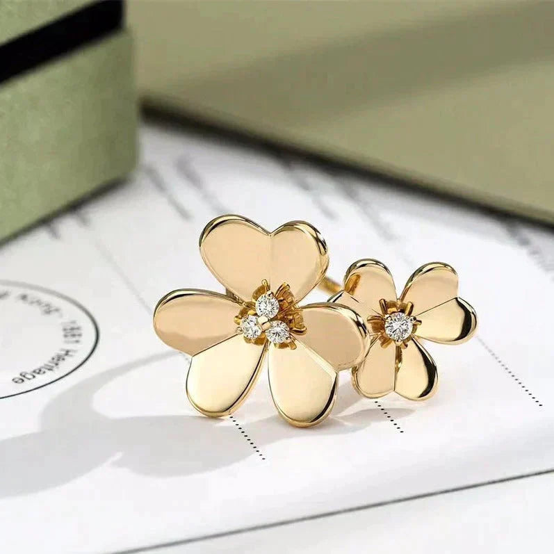 [Radiant Gem]¯CLOVER COMOS GOLD DIAMOND RING