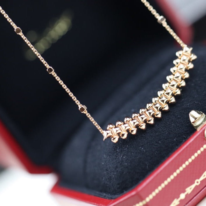 [Radiant Gem]¯CLASH PINK GOLD NECKLACE