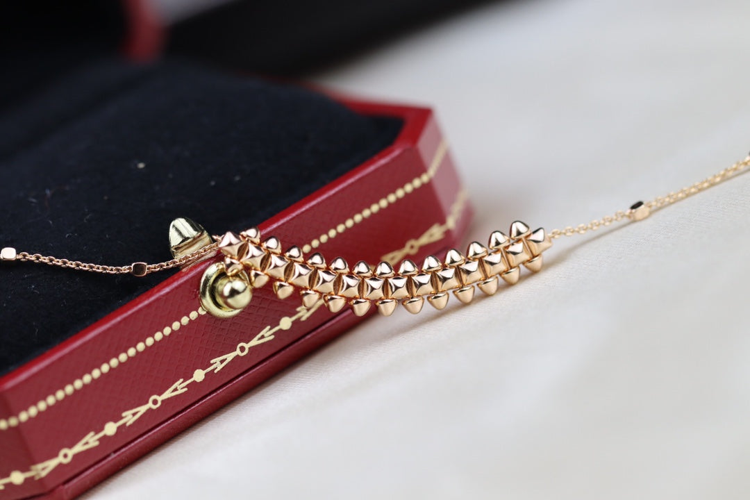 [Radiant Gem]¯CLASH PINK GOLD NECKLACE