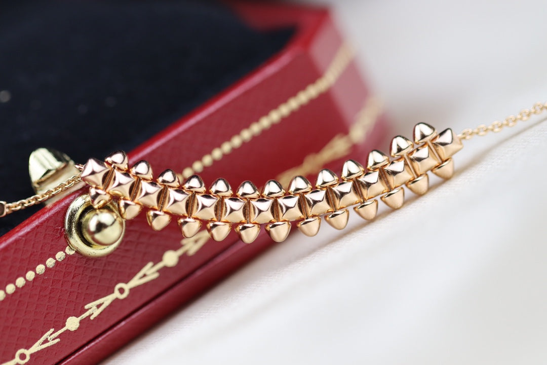 [Radiant Gem]¯CLASH PINK GOLD NECKLACE