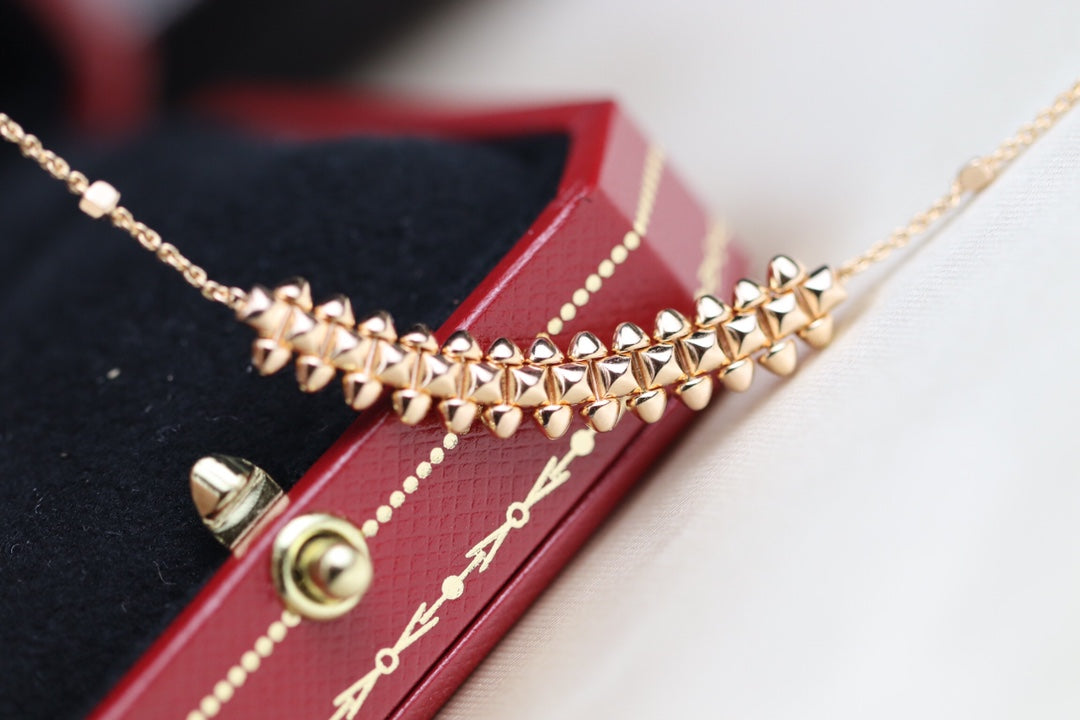[Radiant Gem]¯CLASH PINK GOLD NECKLACE