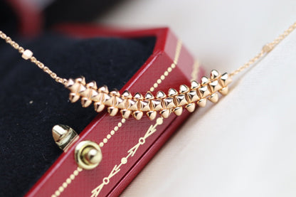 [Radiant Gem]¯CLASH PINK GOLD NECKLACE
