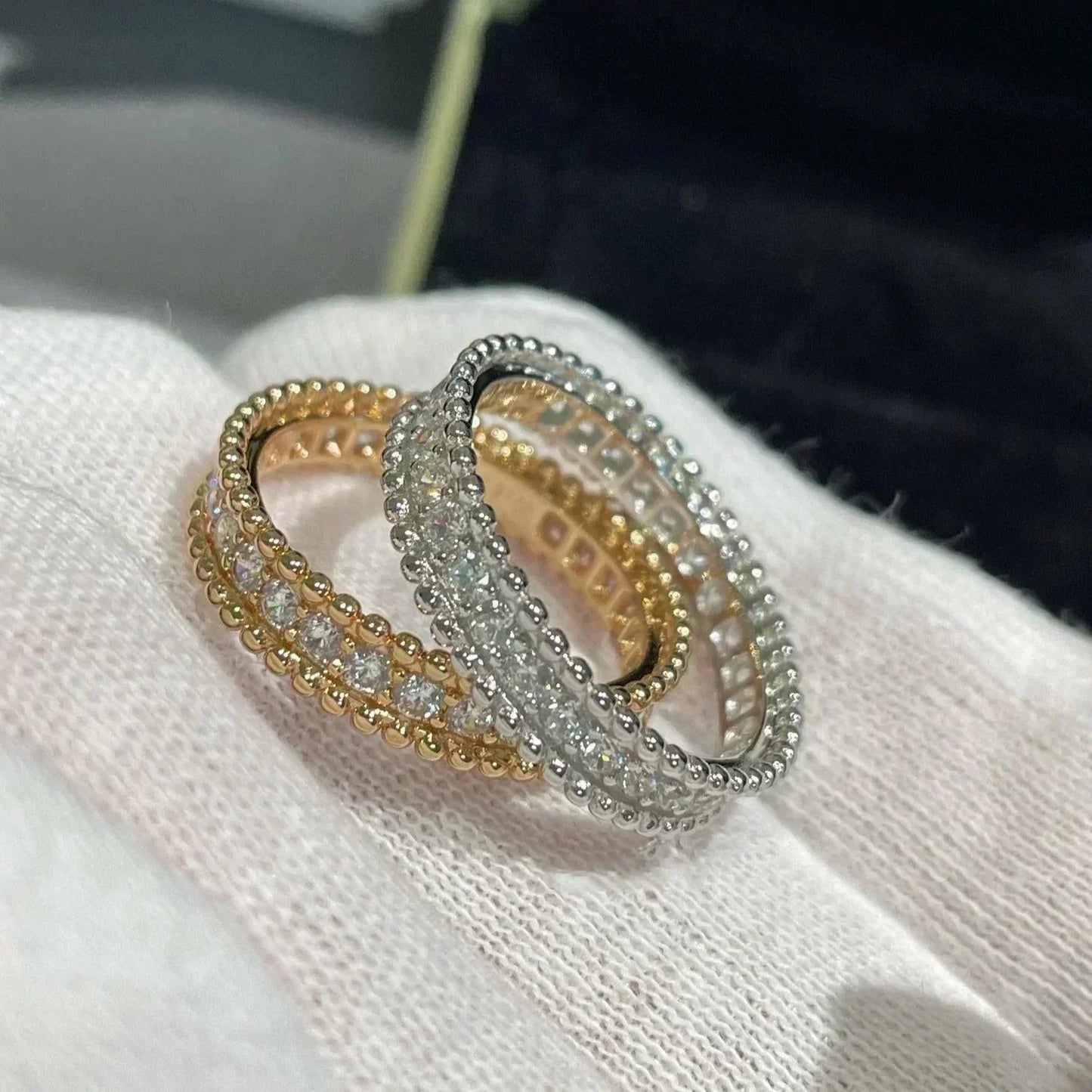 [Radiant Gem]¯PERLEE DIAMOND ROSE GOLD RING