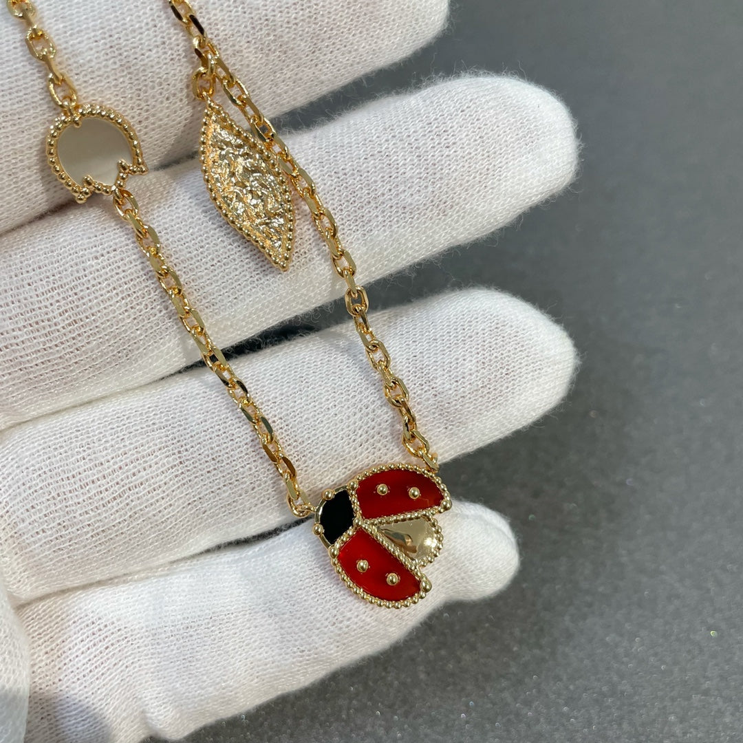 [Radiant Gem]¯LUCKY SPRING 15 MOTIFS GOLD NECKLACE