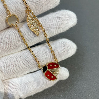 [Radiant Gem]¯LUCKY SPRING 15 MOTIFS GOLD NECKLACE