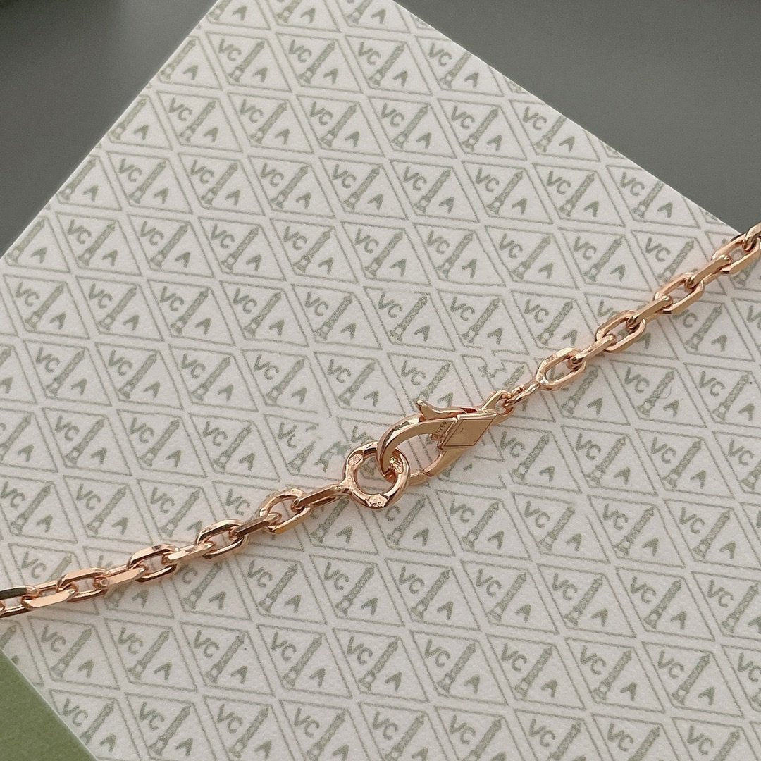 [Radiant Gem]¯LUCKY SPRING 15 MOTIFS ROSE GOLD NECKLACE