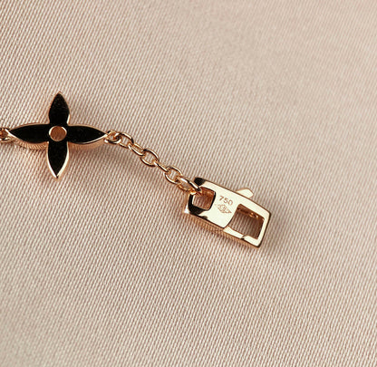 [Radiant Gem]¯STAR AND SUN 7 MOTIFS GOLD BRACELET