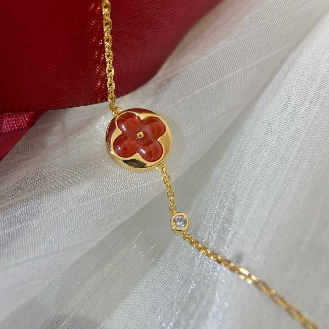 [Radiant Gem]¯SUN PEDANT CARNELIAN BRACELET