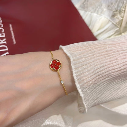 [Radiant Gem]¯SUN PEDANT CARNELIAN BRACELET