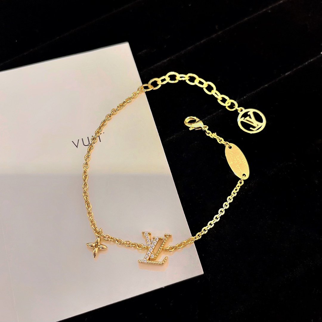 [Radiant Gem]¯LOGO STAR MOTIF GOLD BRACELET