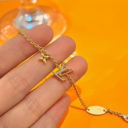 [Radiant Gem]¯LOGO STAR MOTIF GOLD BRACELET