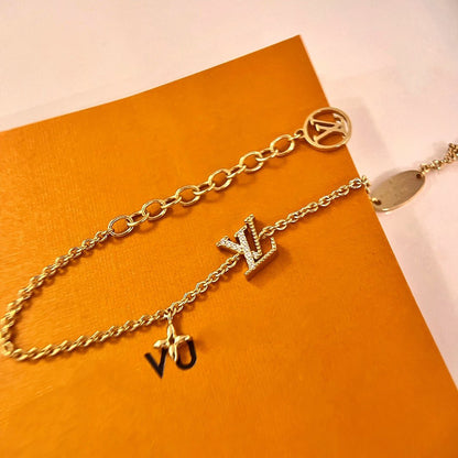 [Radiant Gem]¯LOGO STAR MOTIF GOLD BRACELET