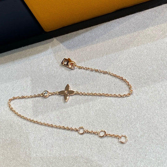 [Radiant Gem]¯STAR DIAMOND PINK GOLD BRACELET