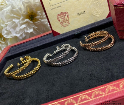 [Radiant Gem]¯CLASH LARGE HOOP EARRINGS