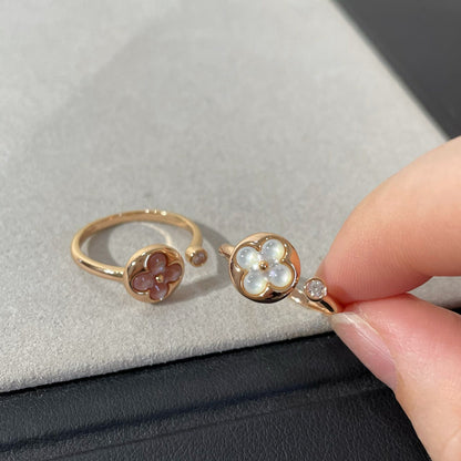 [Radiant Gem]¯SUN 1 DIAMOND PINK MOP RING